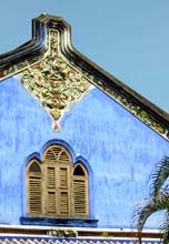 Detalhe de uma casa em Penang