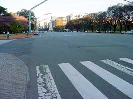 As largas avenidas portenhas - Buenos Aires