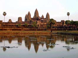 Angkor Wat - símbolo da bandeira de Camboja