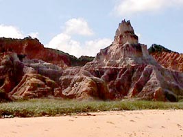 Formações rochosas em Alagoas
