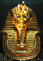 Máscara de ouro de Tutankhamun - Museu do Cairo
