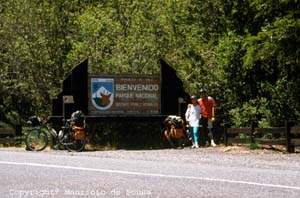 Entrada do Parque Nacional Vicente Perez Rosales