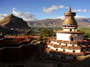 O monastério em Gyantse
