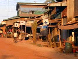 Sri Ambel - cidade nas montanhas do sudoeste de Camboja Sri Ambel - cidade nas montanhas do sudoeste de Camboja