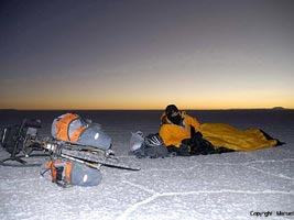 Acampamento no Salar de Uyuni