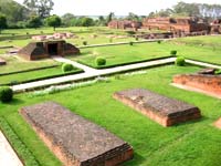 Ruínas da Universidade de Nalanda