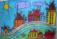 Desenho de Verona feito por criança