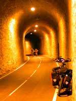 Respeito aos ciclistas - um túnel exclusivo para nós!