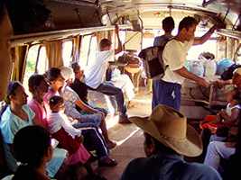 Nosso transporte dentro do parque