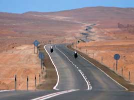 Estrada para o Observatório Paranal