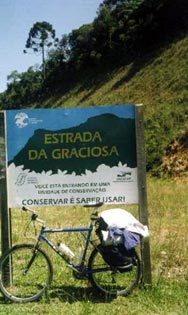 início da estrada da Graciosa