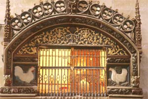 Galiñero - Galinheiro dentro da Catedral de Santo Domingo de La Calzada Santo Domingo de La Calzada - La Rioja