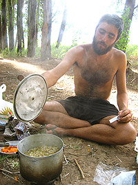 Clássico "arroz com lentilha" e delicias vegetarianas... Uspallata (Mendoza - Argentina)