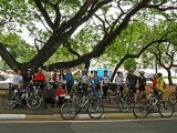 Bate papo sobre bicicleta e passeio na Pompéia